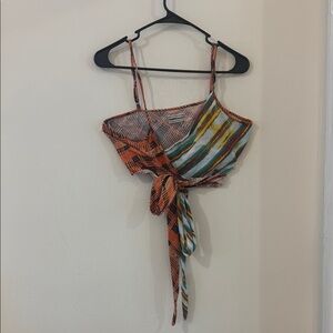 Urban Outfitters Orange Asymmetrical Sleeveless Camisole